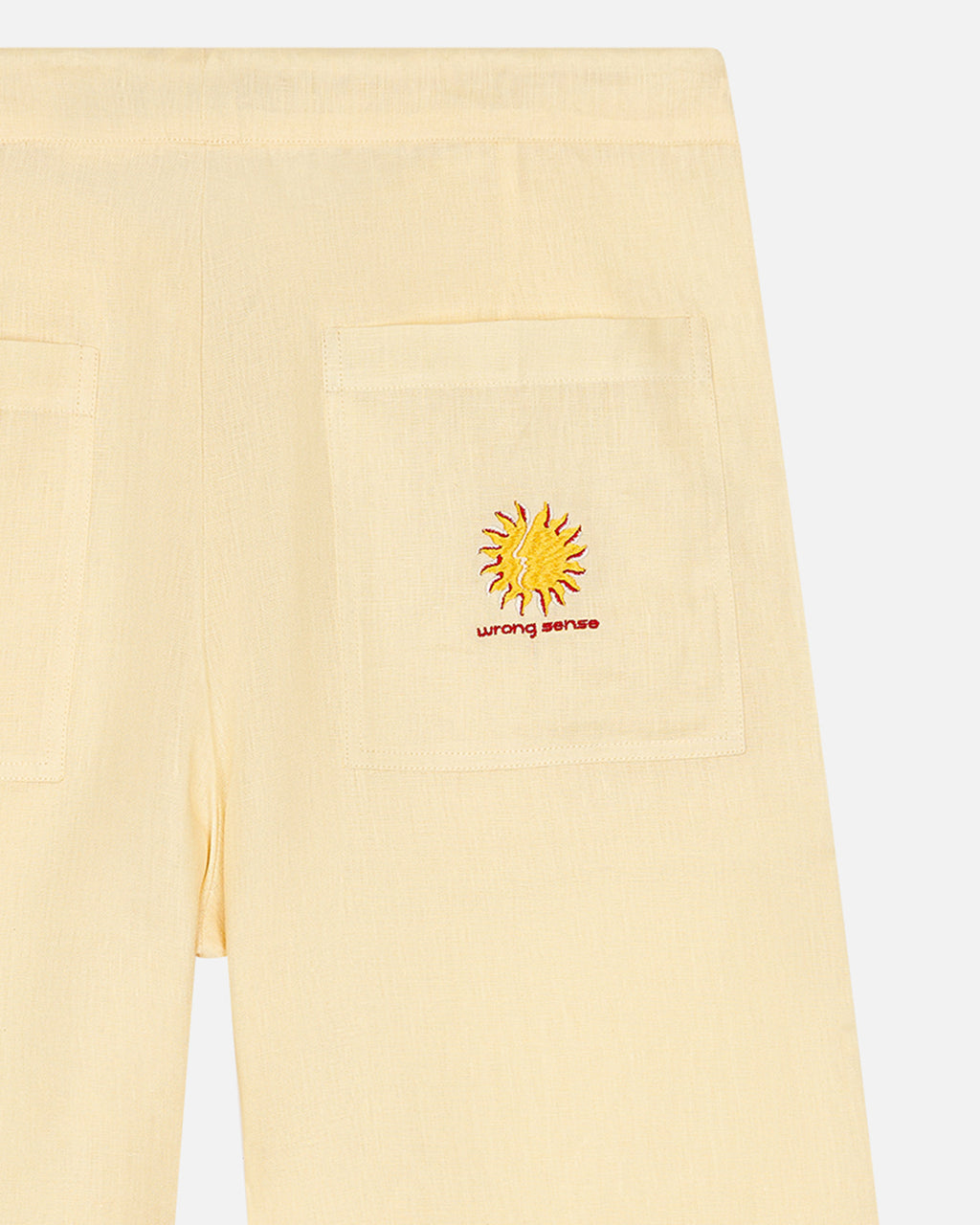 Casa Soleil Cream Linen Pants