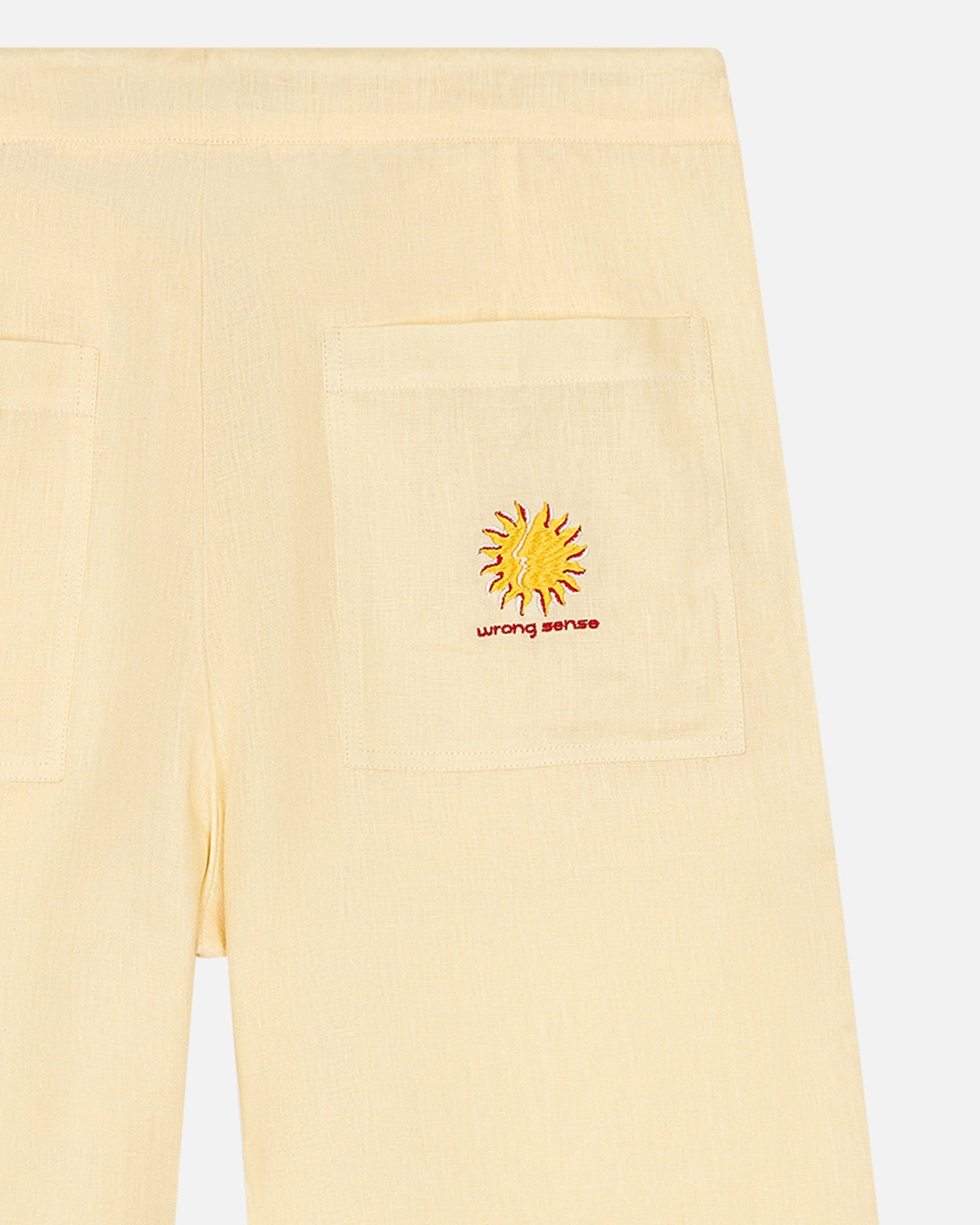 Casa Soleil Cream Linen Pants