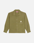 Casa Soleil Olive Linen Shirt