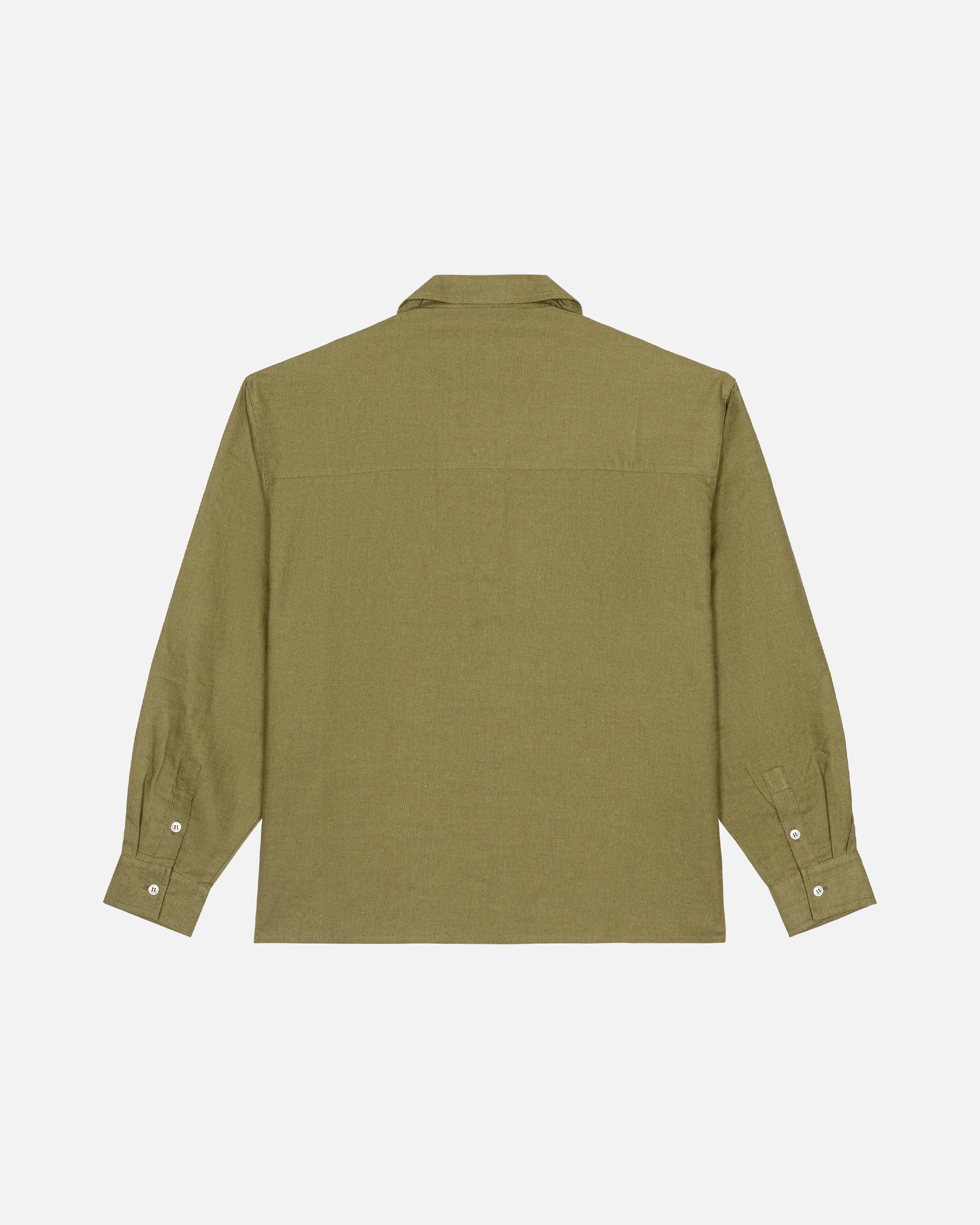 Casa Soleil Olive Linen Shirt