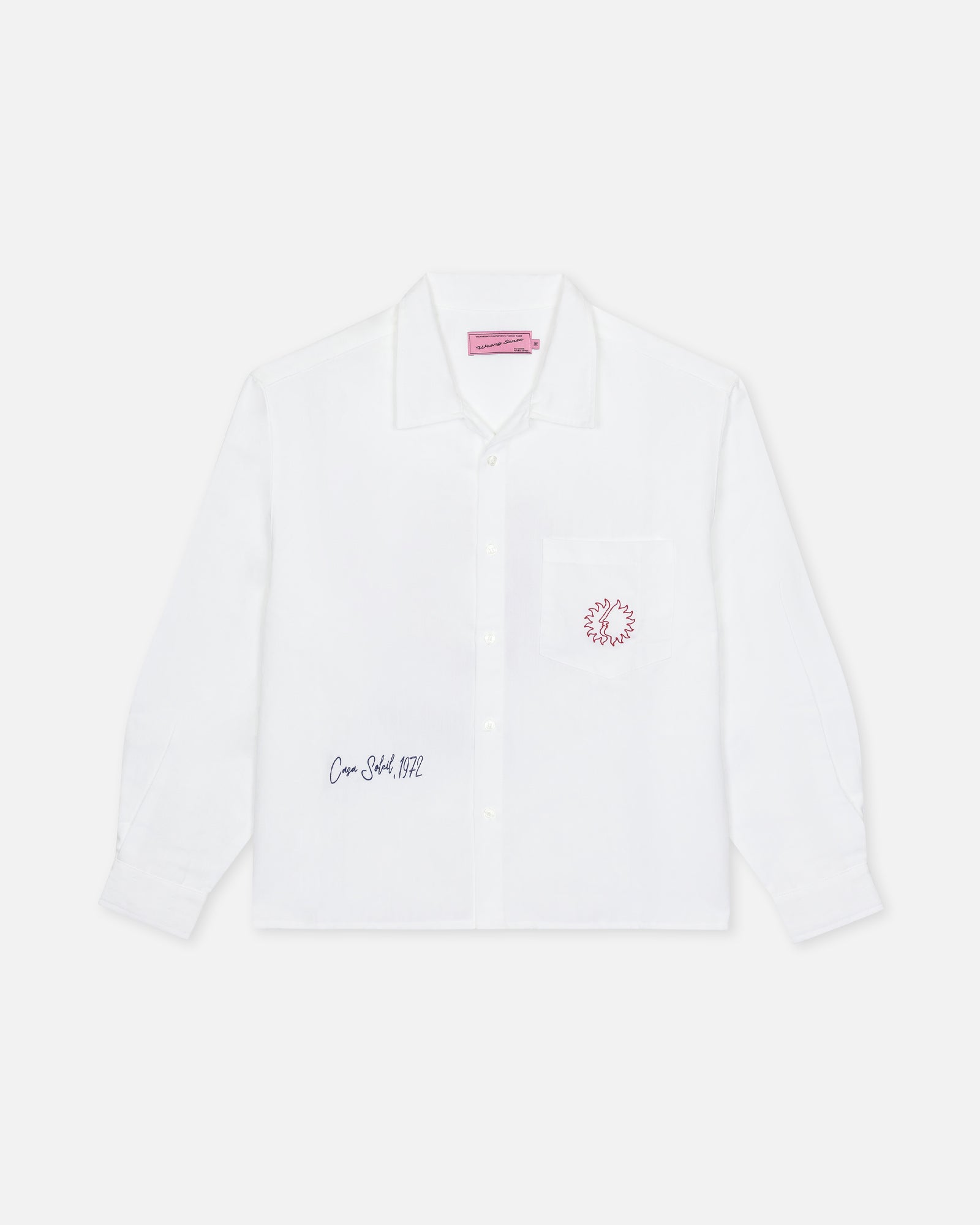 Casa Soleil White Linen Shirt