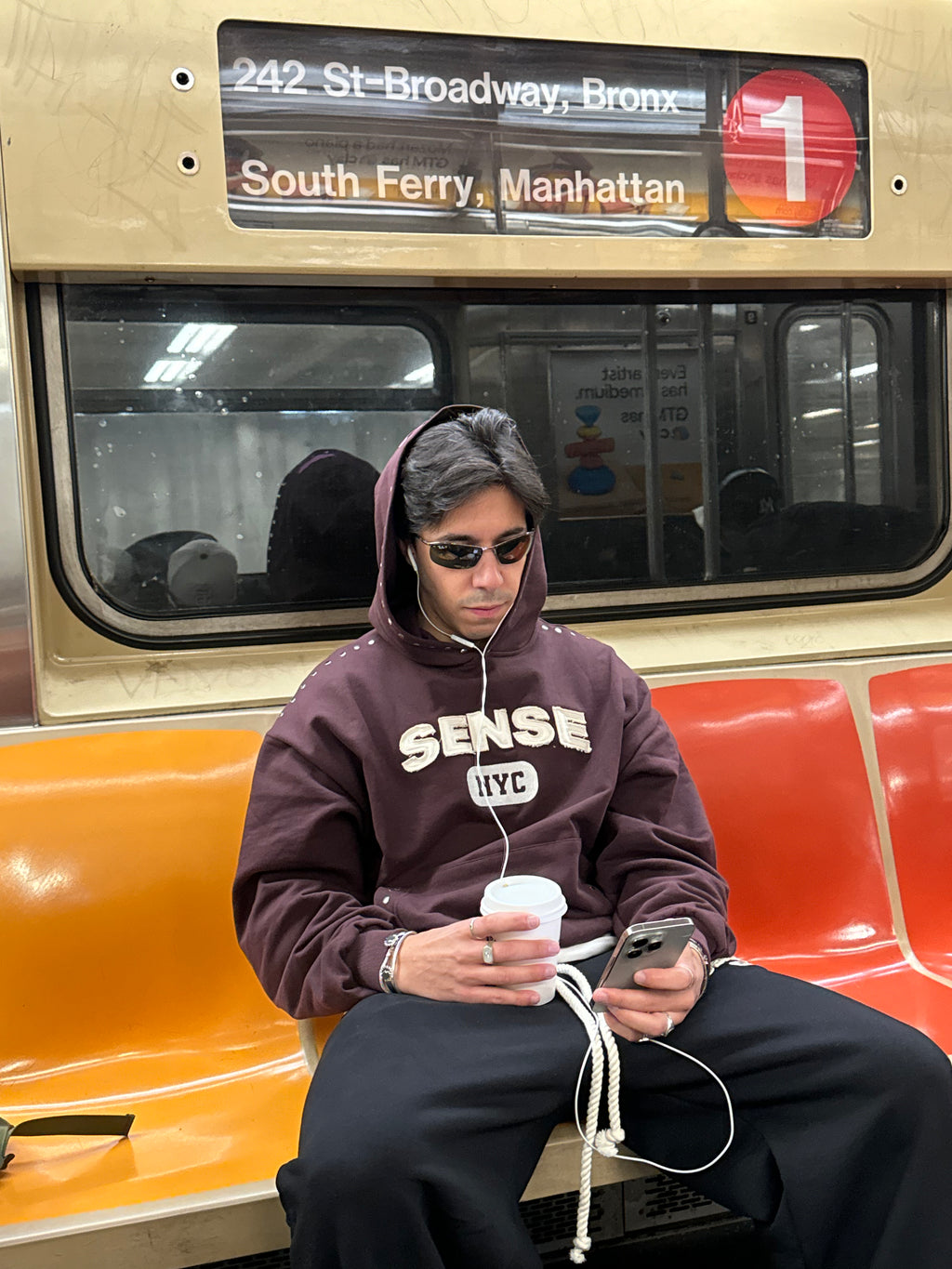 Burgundy NYC Hoodie