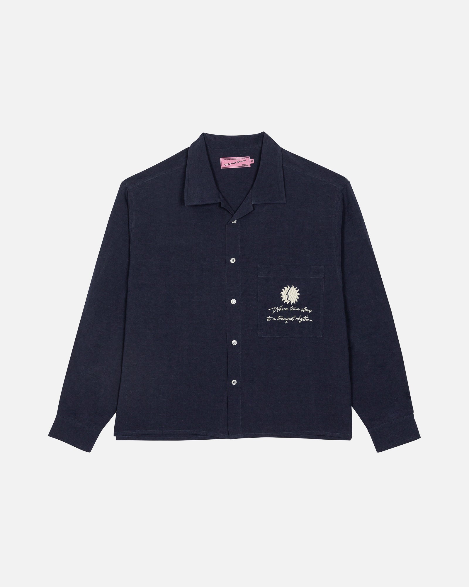 Ibiza Blue Linen Shirt