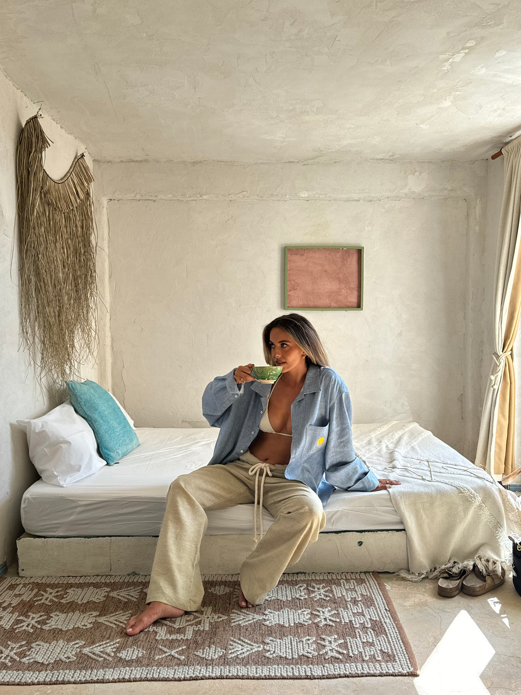 Dust Linen Pants