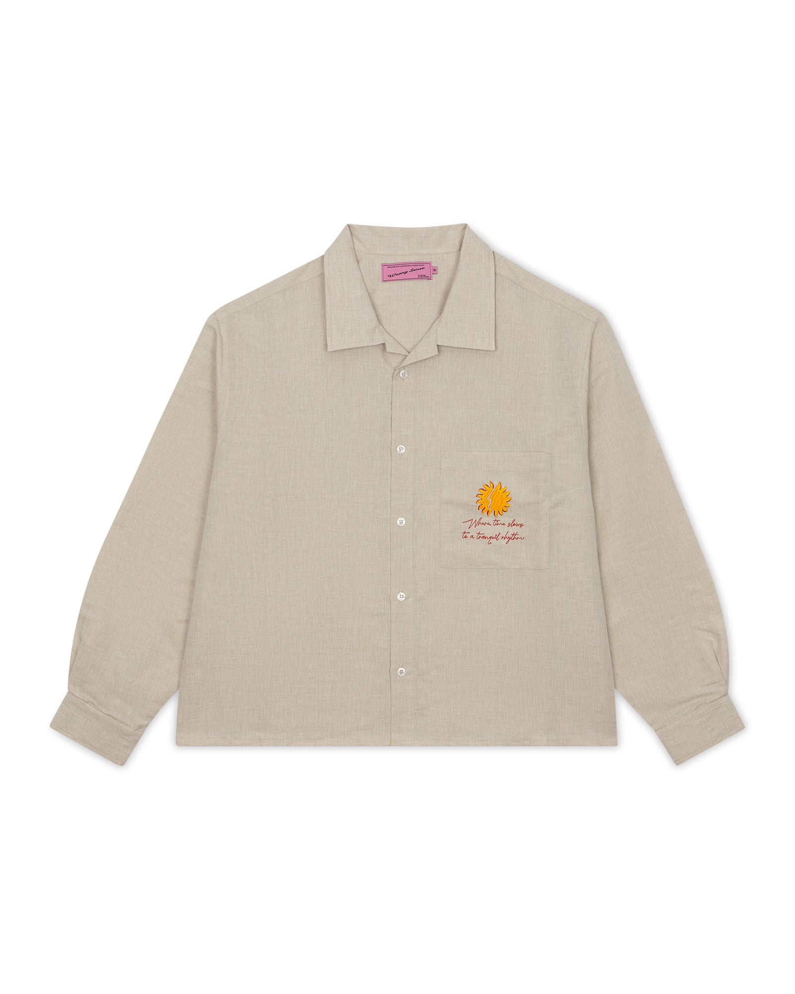 Beige Linen Shirt