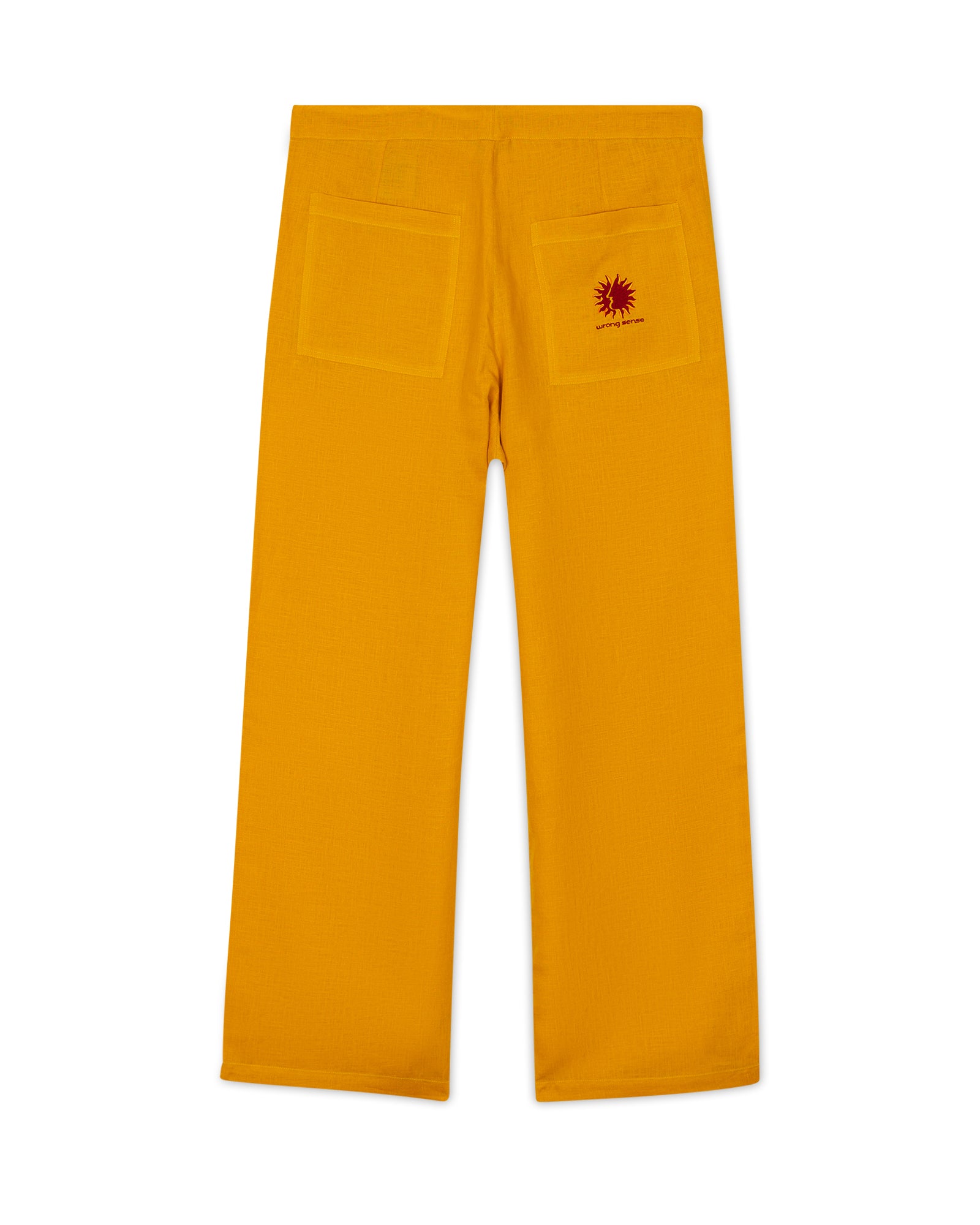 Yellow Linen Pants