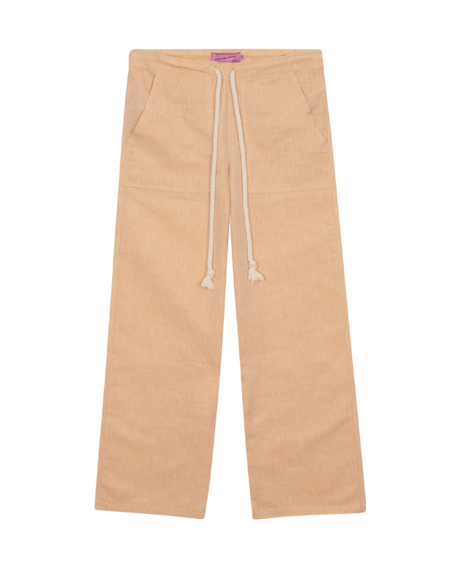 Salmon Linen Pants