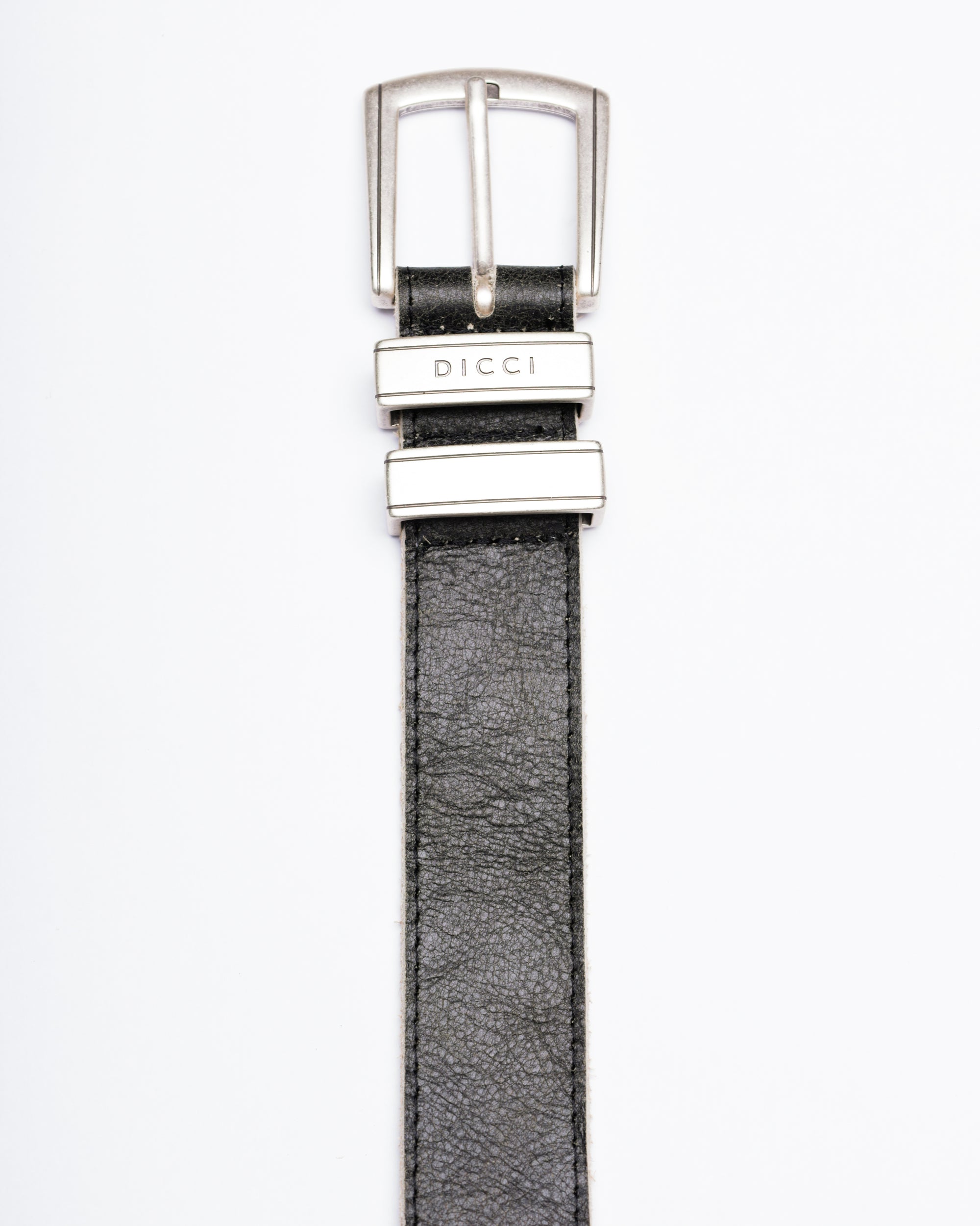 Vintage Black Leather Belt