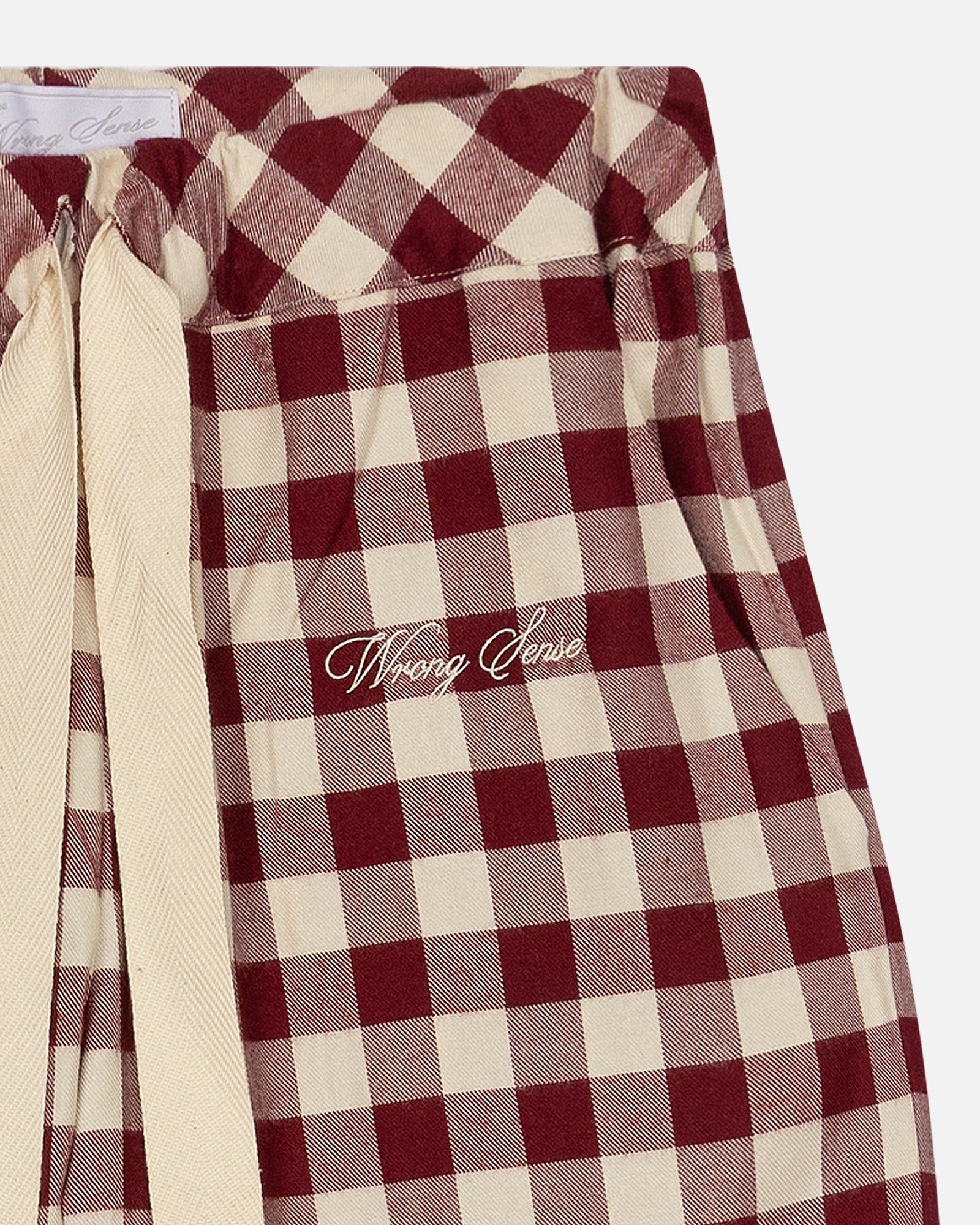 Conjunto de Pijamas em Padrão de Tabuleiro de Xadrez