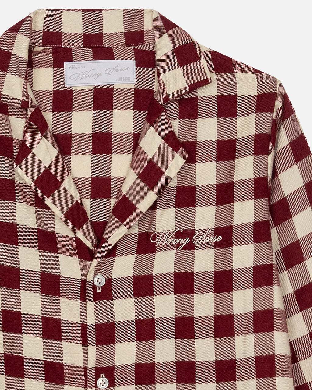 Conjunto de Pijamas em Padrão de Tabuleiro de Xadrez