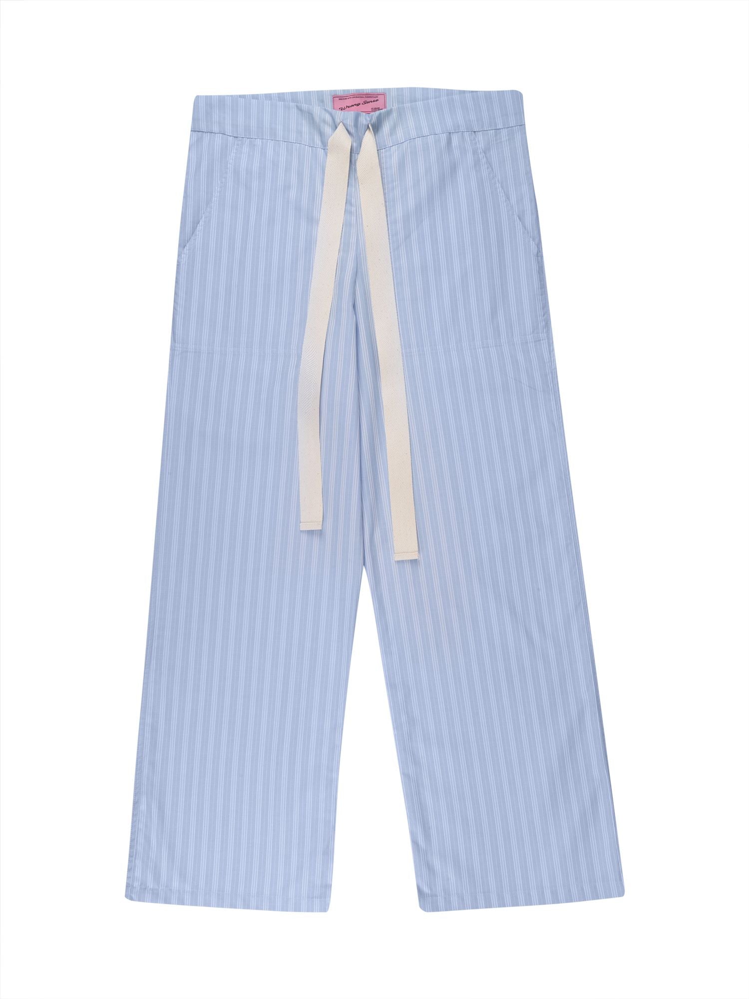 Sunny Baby Blue Striped Pants