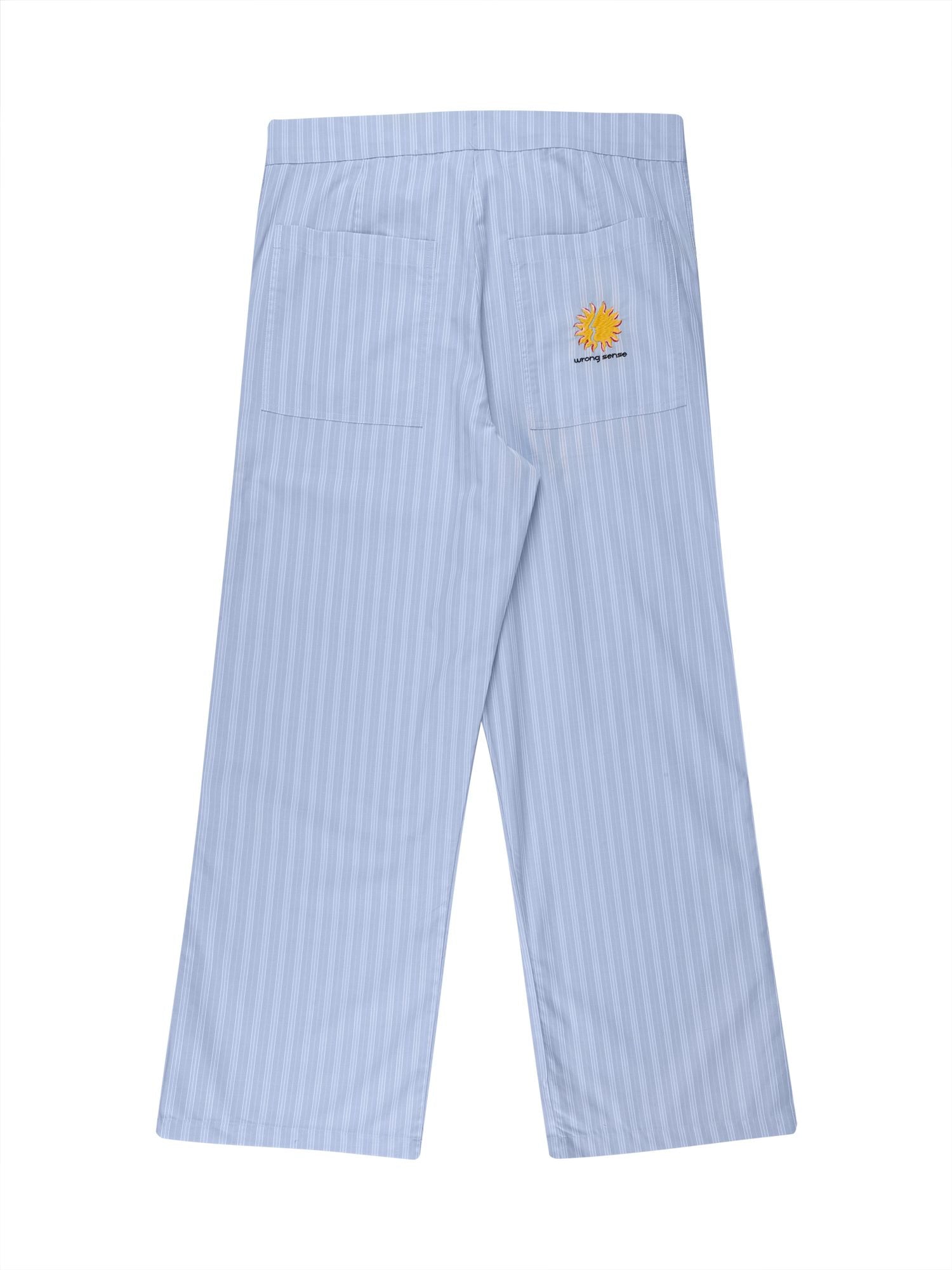 Sunny Baby Blue Striped Pants