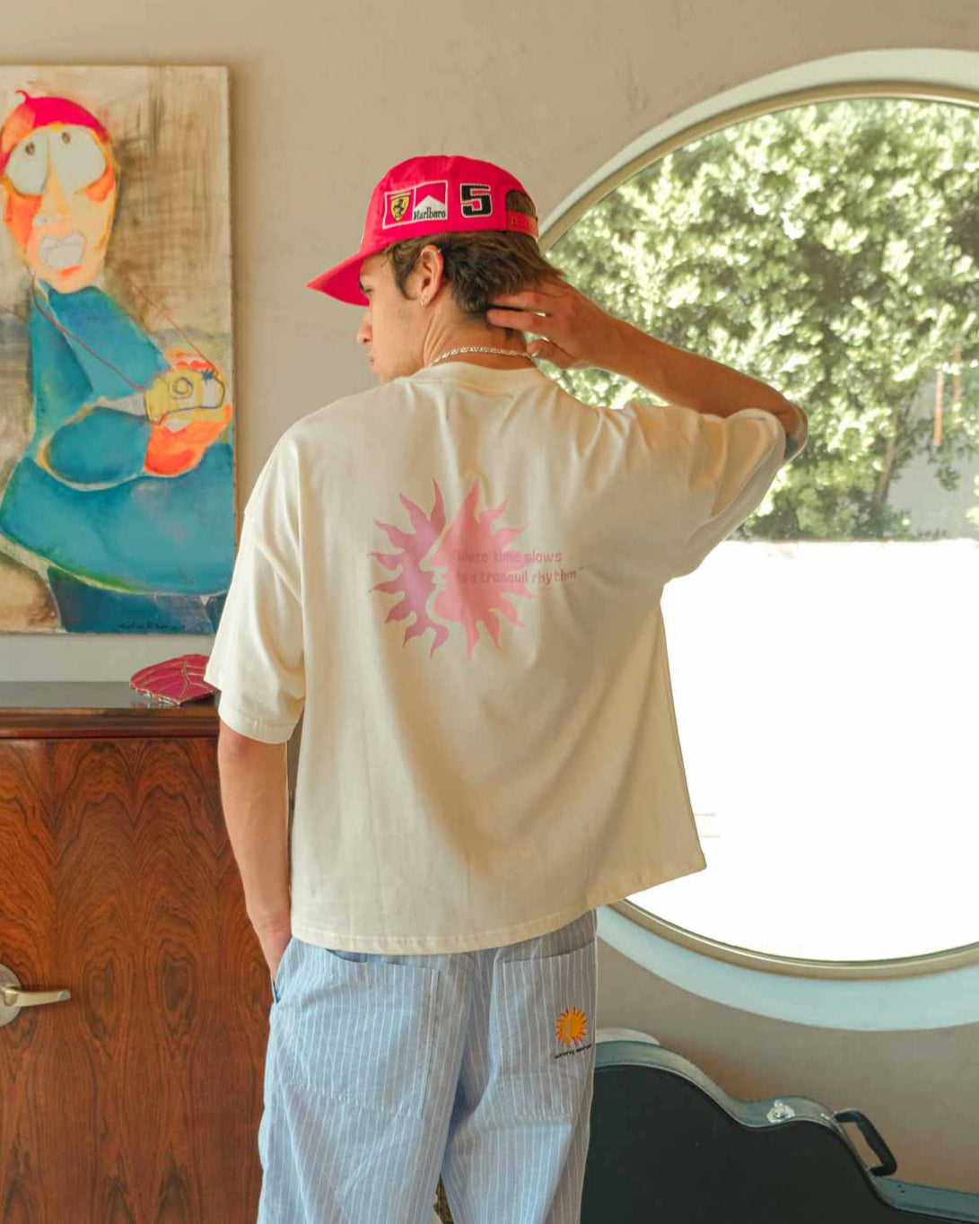 Baby Blue Stripe Pants