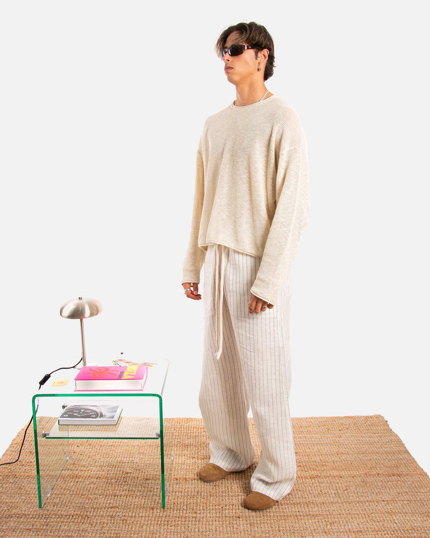 Striped Linen Pants