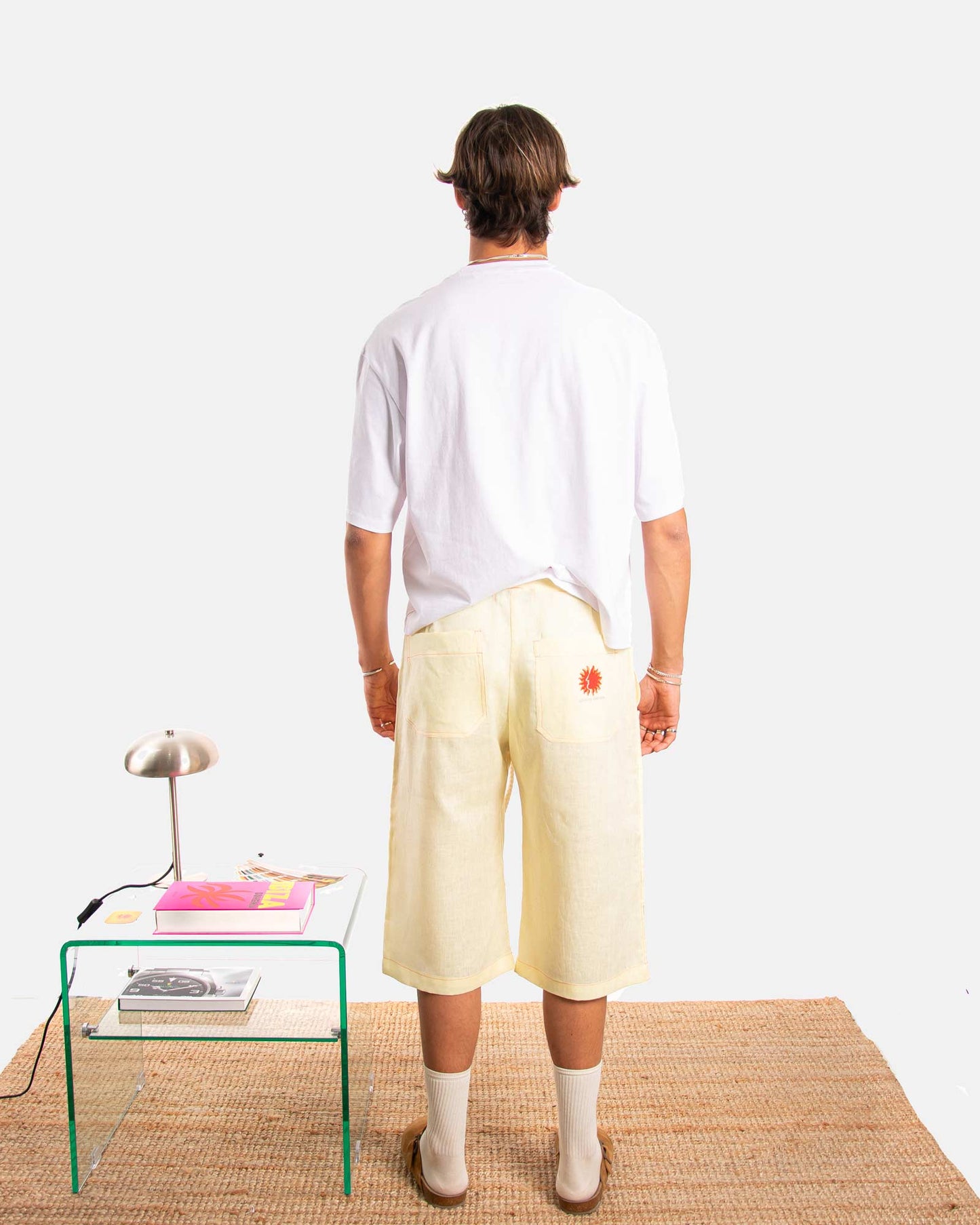 Sand Linen Jorts