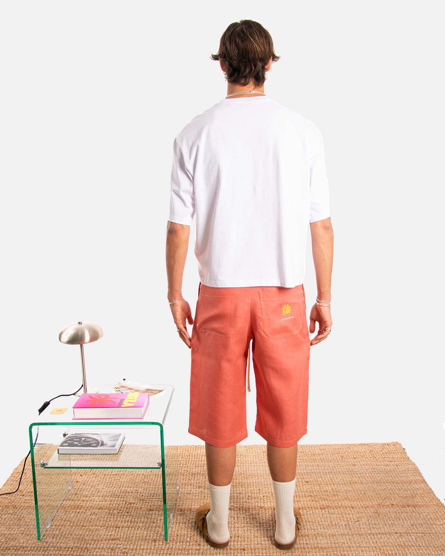 Terracota Linen Jorts