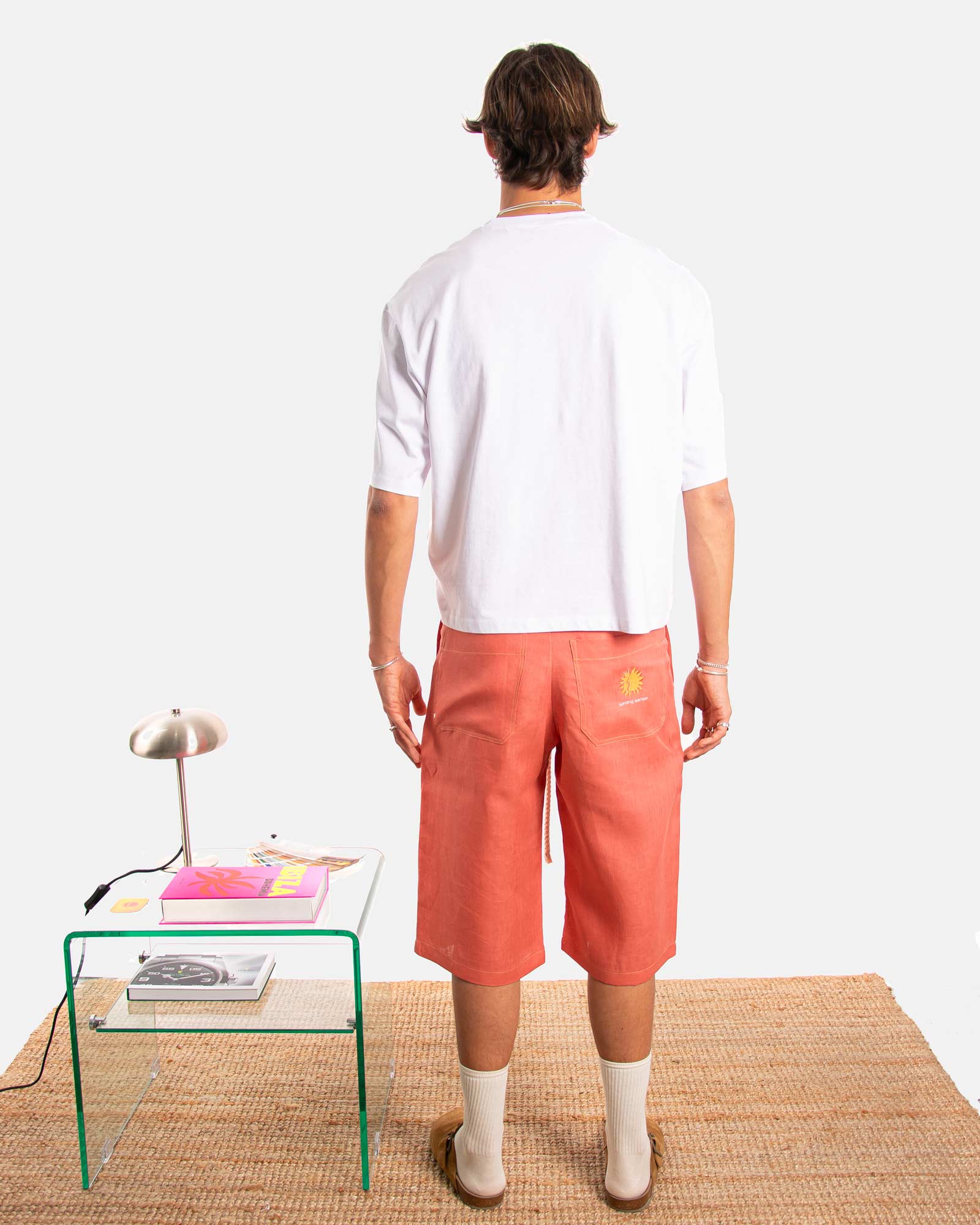 Terracota Linen Jorts