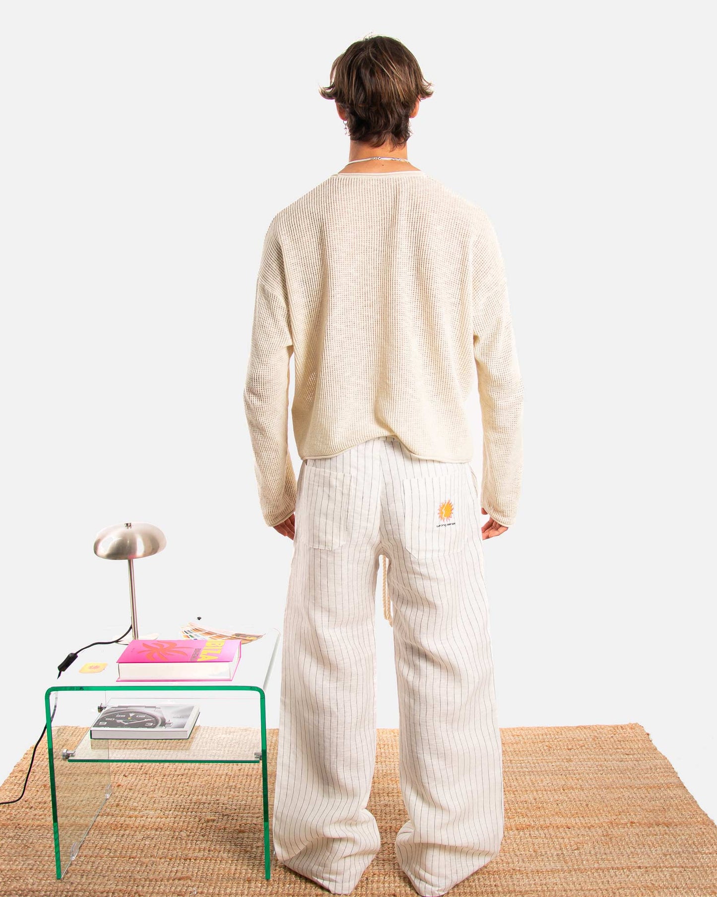 Striped Linen Pants