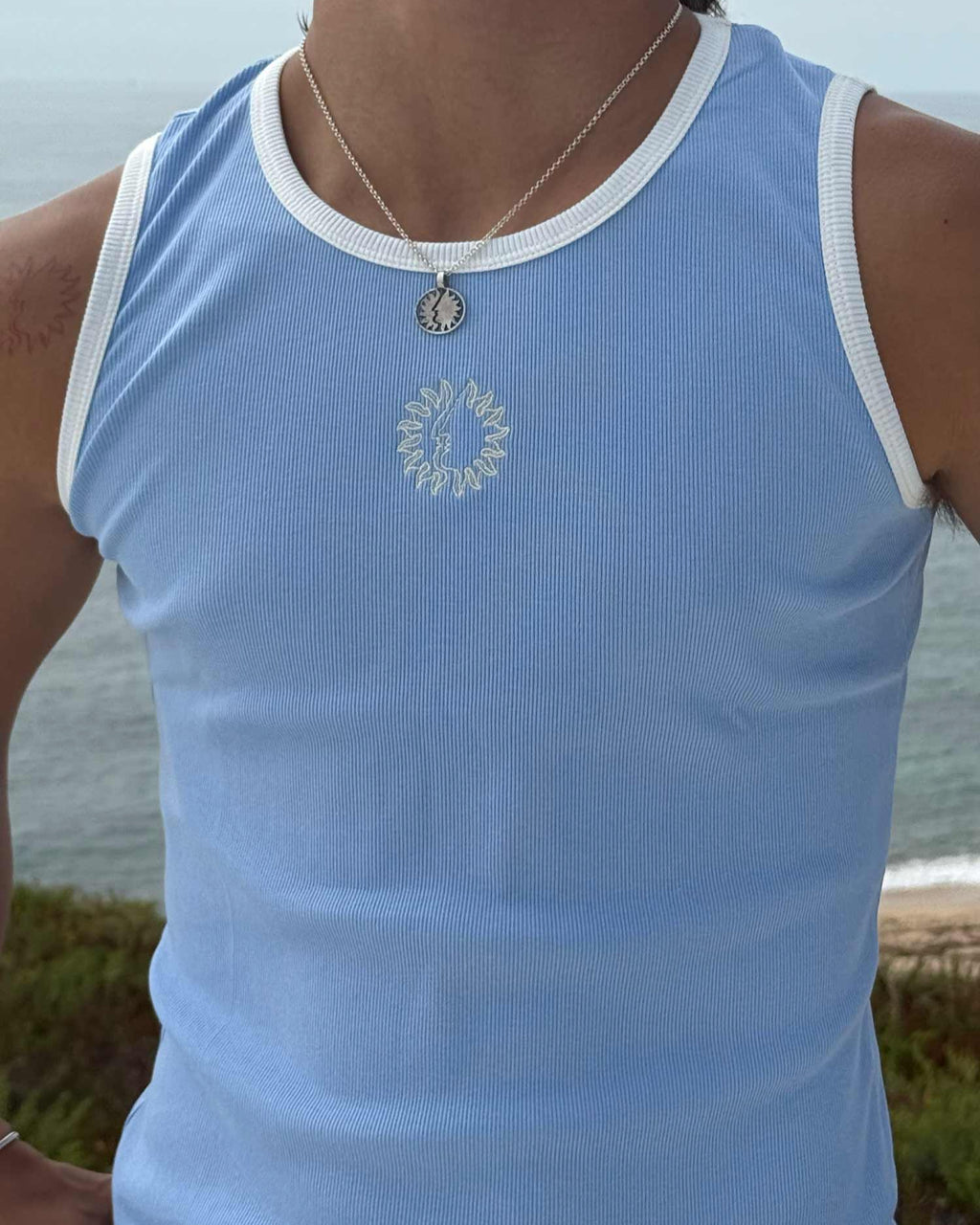 Sunny Blue Tank Top