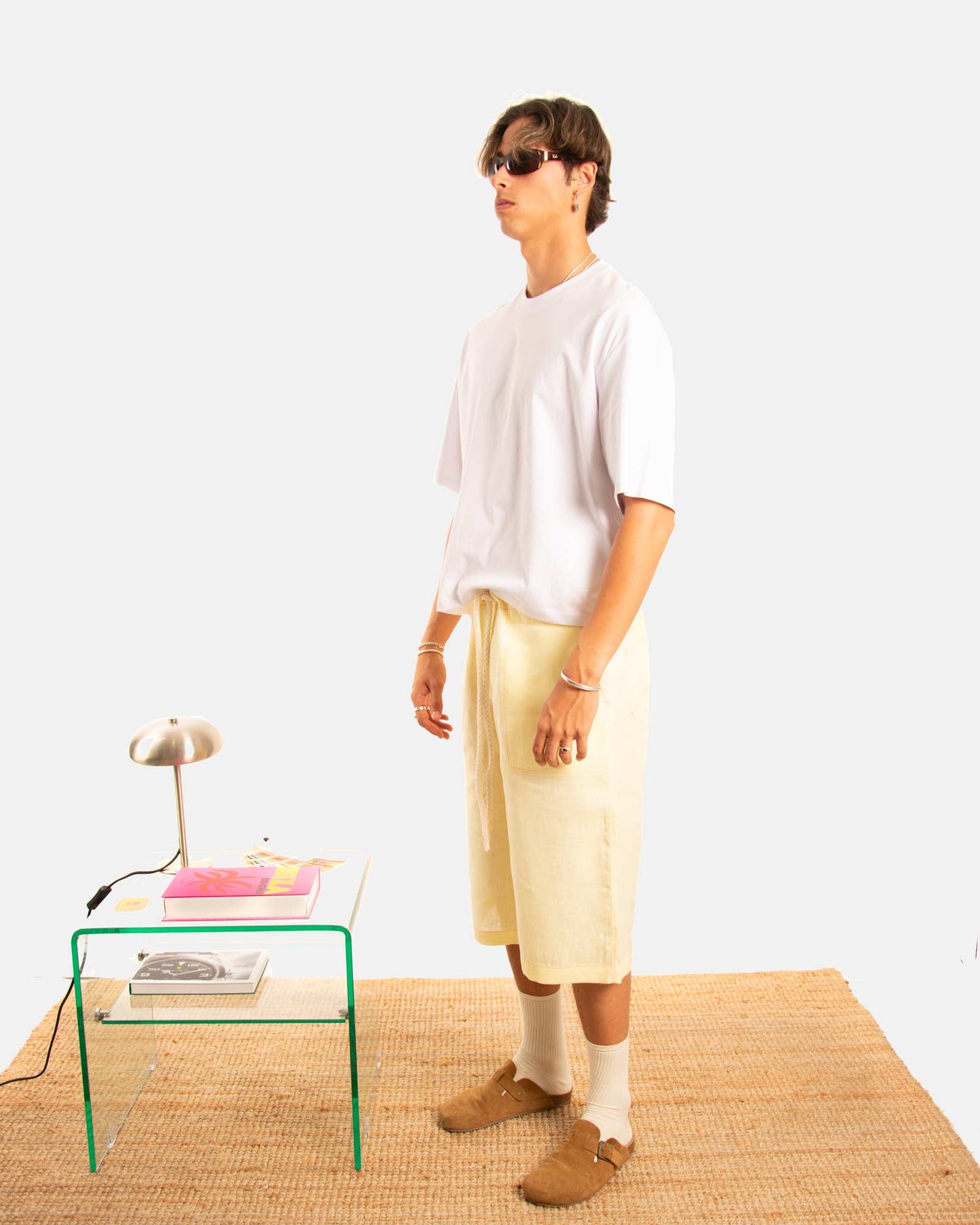 Sand Linen Jorts