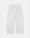 Essentials White Linen Pants